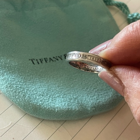 Tiffany & Co. 1837 Ring Sterling Silver 925 Size 4.75 - Picture 8 of 11